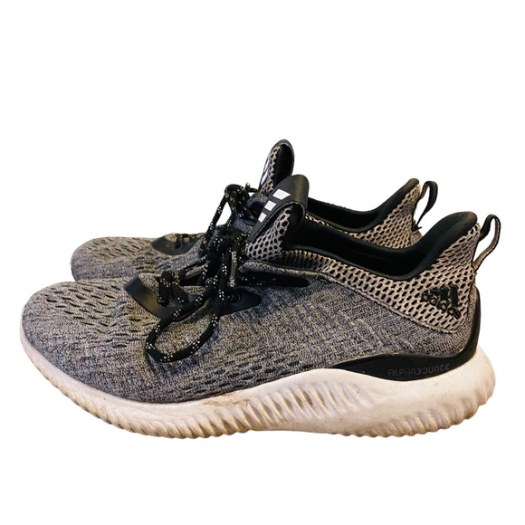 Adidas Alpha3ounce Gray Tennis Shoes - Picture 2 of 7